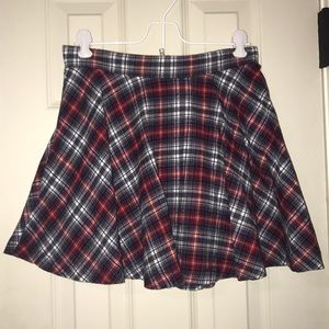 Plaid Skater Skirt